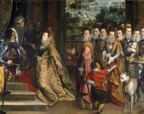 The Visit Sheba Solomon Lavinia Fontana 1552-1614