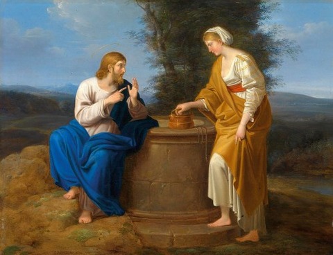 Ferdinand Georg Waldmueller Christ Good Samaritan Well