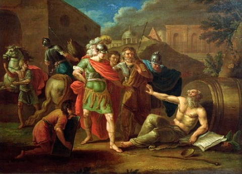 Alexander Great Diogenes at Corinth Ivan Philippovich Tupylev