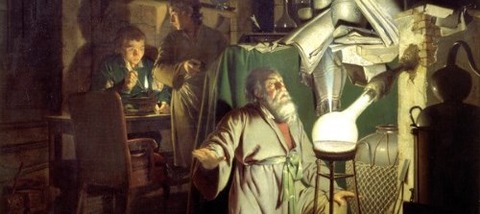 Joseph Wright of Derby 1771 リンの発見 -