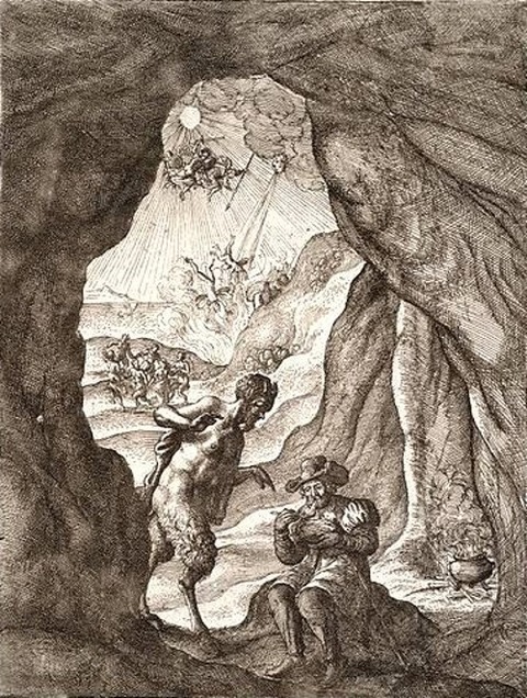 Wenceslas Hollar Satyr and Traveller John Ogilby's 1660