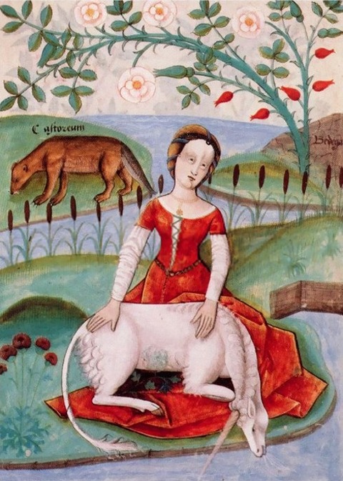 The young woman and the unicorn, 1470
