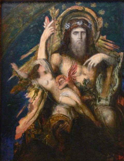Jupiter And Semele by Gustave Moreau