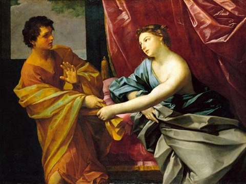 Joseph and Potiphar’s Wife’Guido Reni, 1630