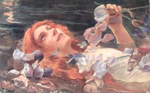 Ofelia di Gaston Bussiere, 1900