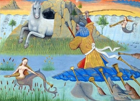 1400 Neptune with his trident Robinet Testard