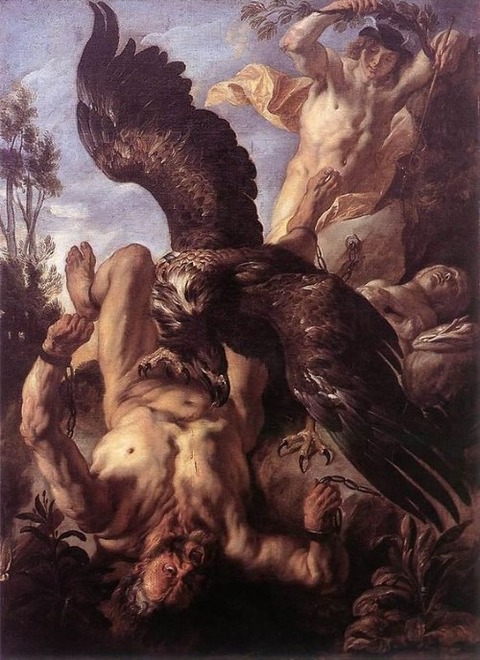 Jacob Jordaens Prometheus Bound (1640)