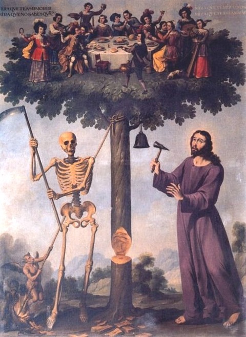 Ignacio de Ries, El Árbol de la Vida (detail), 1653