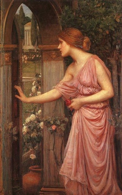 Psyche Entering Cupids Garden by William Waterhouse