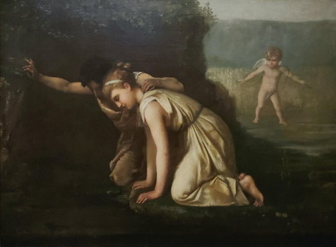 French School Echo and Narcissus Staring Into Narcissus