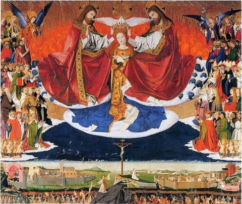Enguerrand Charonton Coronation of Mary 1454
