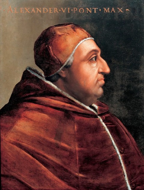 Pope_Alexander_Vi Cristofano dell'Altissimo 1525-1605