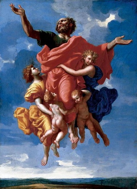 Nicolas Poussin Ecstasy of Saint Paul 1643