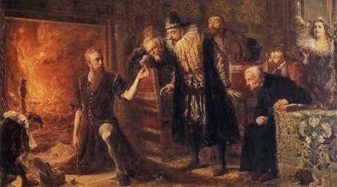 Jan Matejko Sędziwój The Alchemist 1867