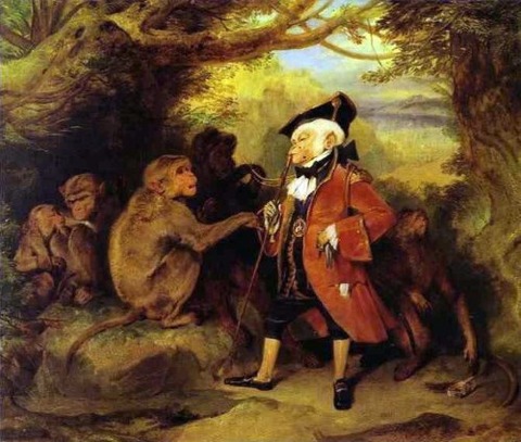 The Monkey Who Had Seen the World by Edwin Henry Landseer, 1827