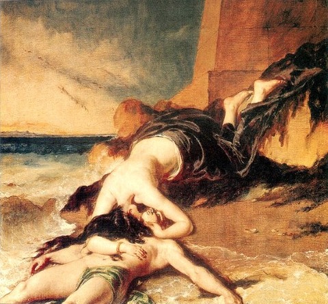 Hero And Leander by William Etty