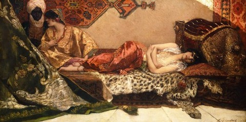 1882 - The Odalisque by Jean Joseph Benjamin Constant