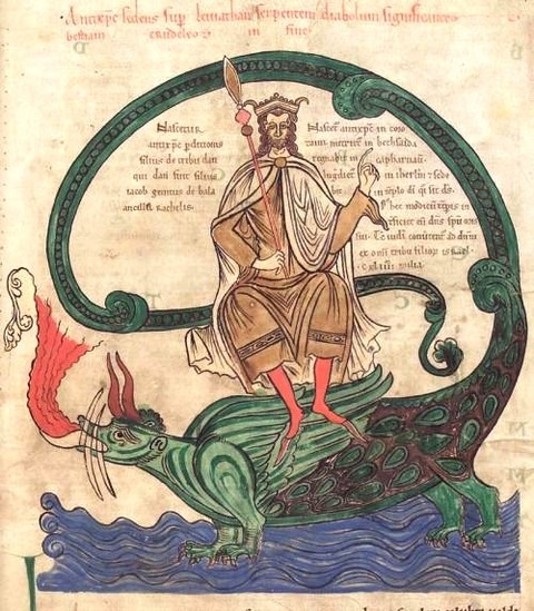 the Antichrist riding Leviathan 12th