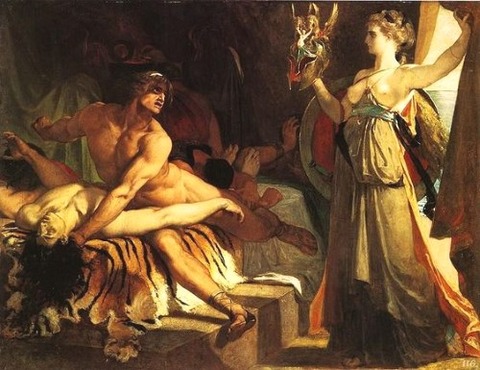 Thetis arms Vulcan 1866 Alexandre Georges Henri Regnault