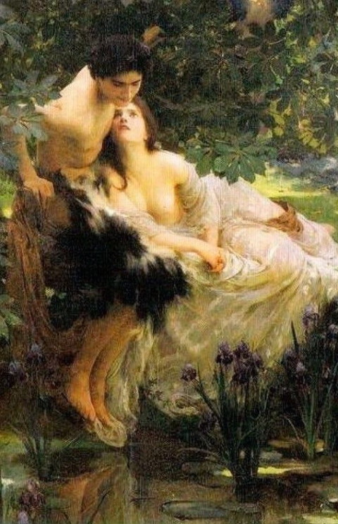 Narcissus and Echo”, 1895 by Solomon Joseph Solomon