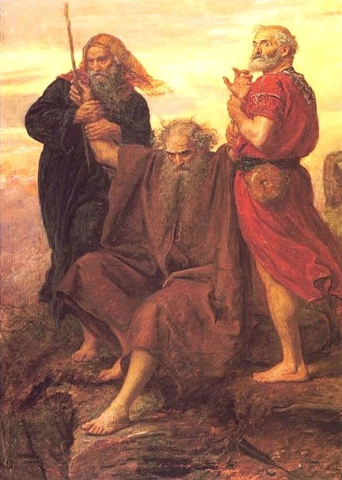 Aaron and Hur John Everett Millais 19