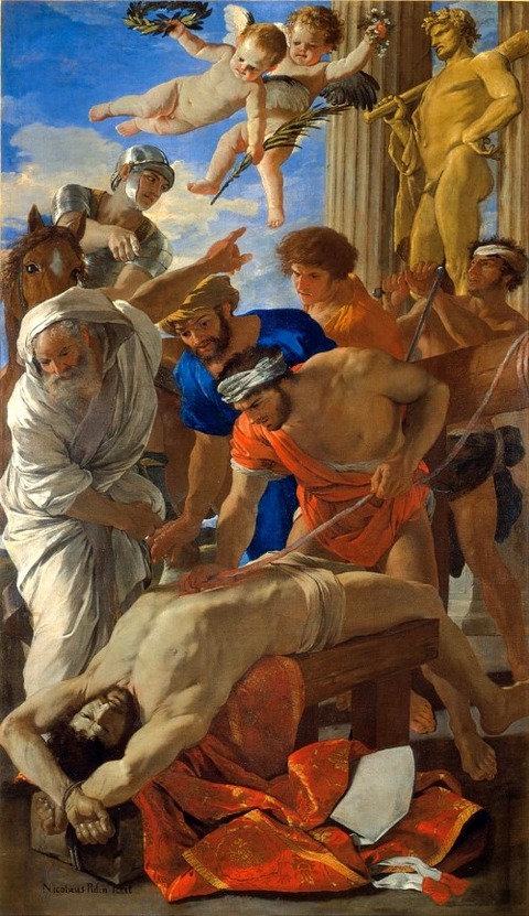 Nicolas Poussin, Martyrdom of St Erasmus 1628-29