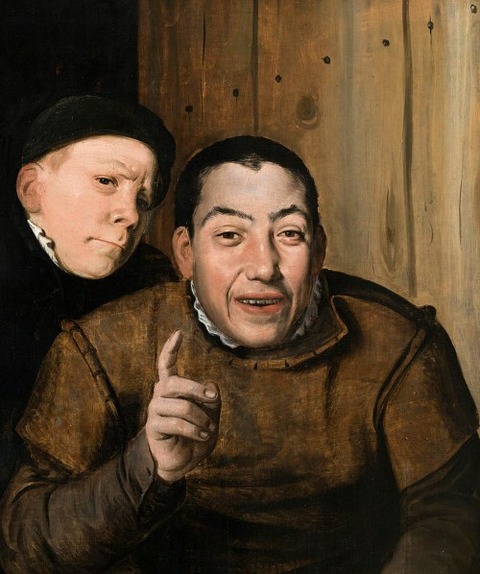 Two Jesters, , Flemish School 1550-75