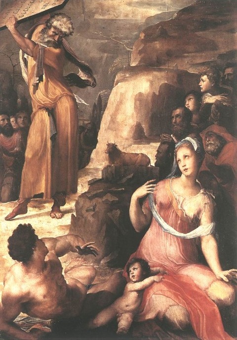 Moses and the Golden Calf BECCAFUMI (1486-1551)
