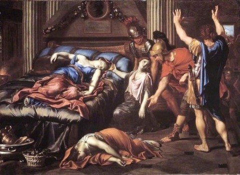 The Death of Cleopatra by Pierre Mignard 1635