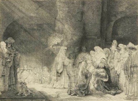 Rembrandt - Presentation in the Temple, 1640
