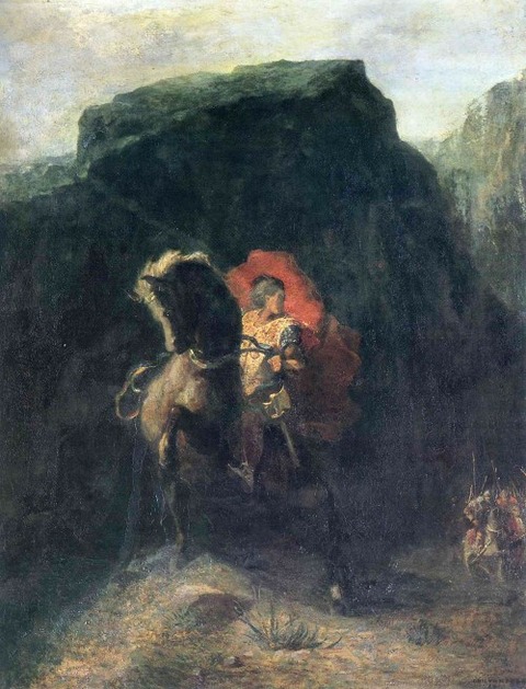 Roland at Roncesvalles, 1869 - Odilon Redon