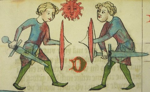 Gerichtlicher Zweikampf 1295-1363