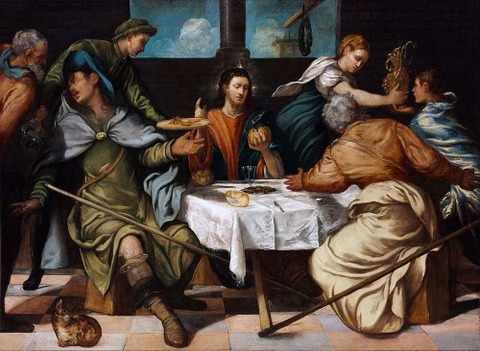 Jacopo Tintoretto - The Supper at Emmaus