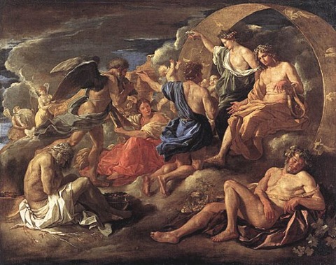 Saturn and the Four Seasons 1635 二コラ・プッサン