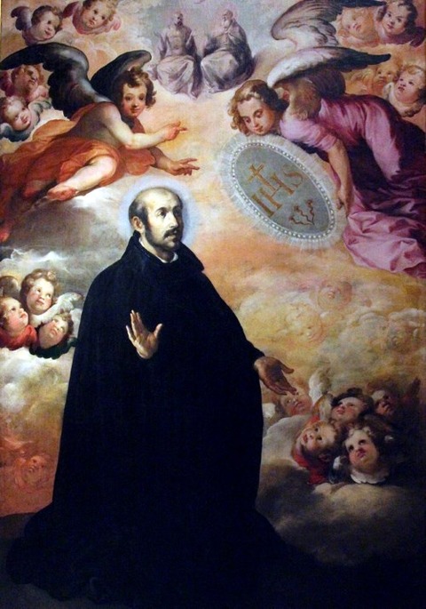 Glorification of Loyola, Francisco Herrera el Viejo 1622