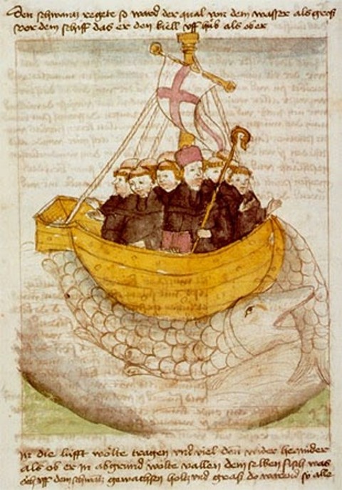 St. Brendan atop Jasconius 1460