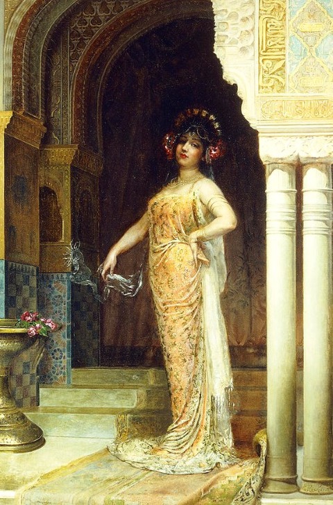 The Odalisque by Edouard Frederic Wilhelm Richter