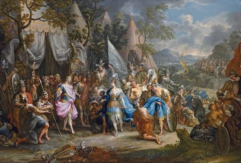 Thalestris, Amazons Alexander Johann Georg Platzer
