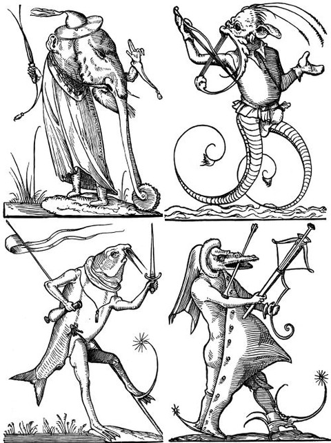 François Desprez - The Droll Dreams of Pantagruel (1565) 7