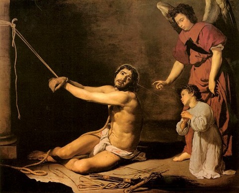 Christ After The Flagellation Contemplated 1628-29