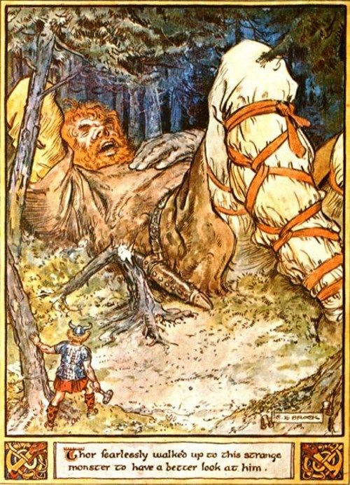 北欧神話のウトガルザ ロキの物語と絵画12選 トールとロキは巨人に騙される メメント モリ 西洋美術の謎と闇