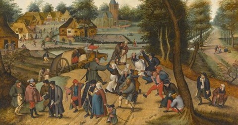 The Return from the Kermesse _Pieter_Brueghelil_studio