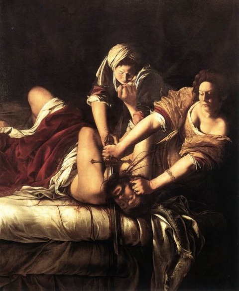 GENTILESCHI-Judith-Slaying-Holofernes-