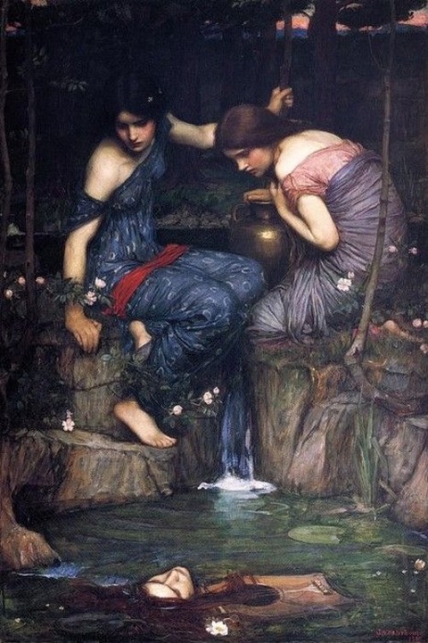Nymphs finding the head of Orpheus - John William Waterhouse