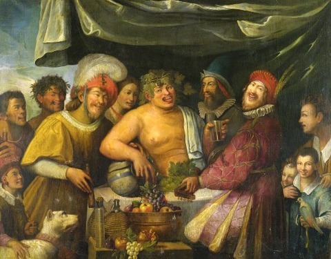 A bacchanal by Niccolò Frangipane