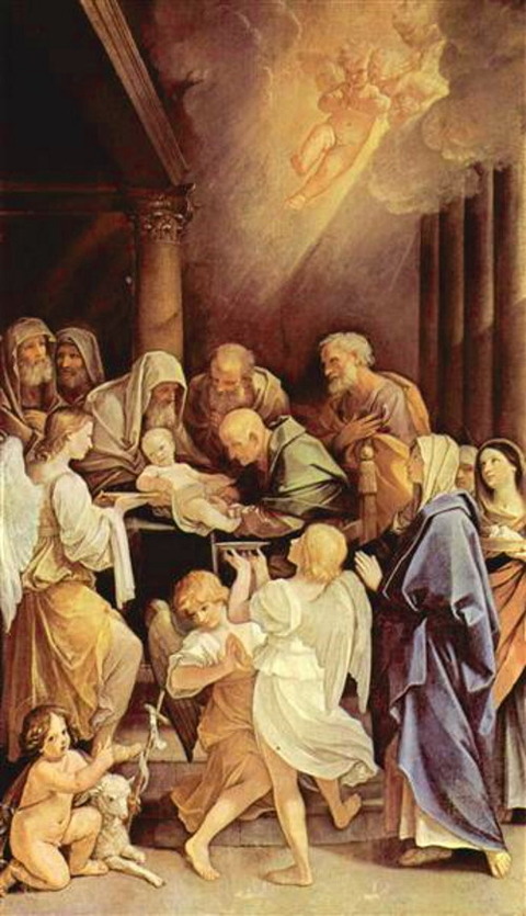 The circumcision of the Child Jesus Guido Reni