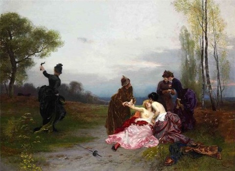 Emile Antoine Bayard The Reconciliation 1884