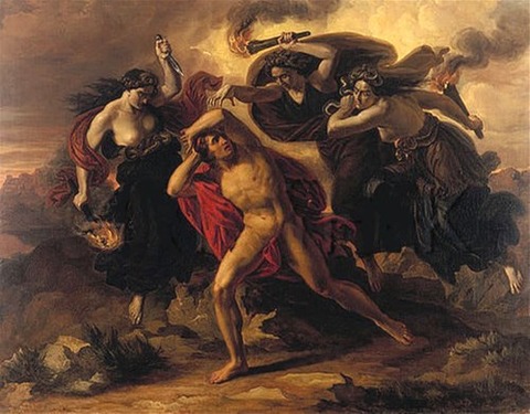 Carl Rahl Orestes Pursued by the Furies 1852