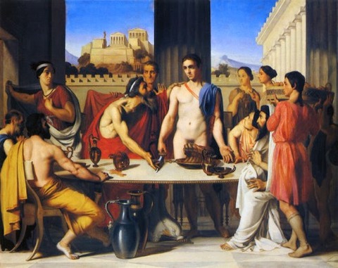 Jean-Hippolyte Flandrin Theseus Recognized by his Father 1832