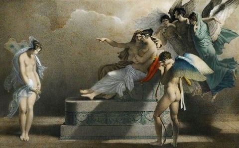 Psyche and the Tribunal of Venus - 19th the French School